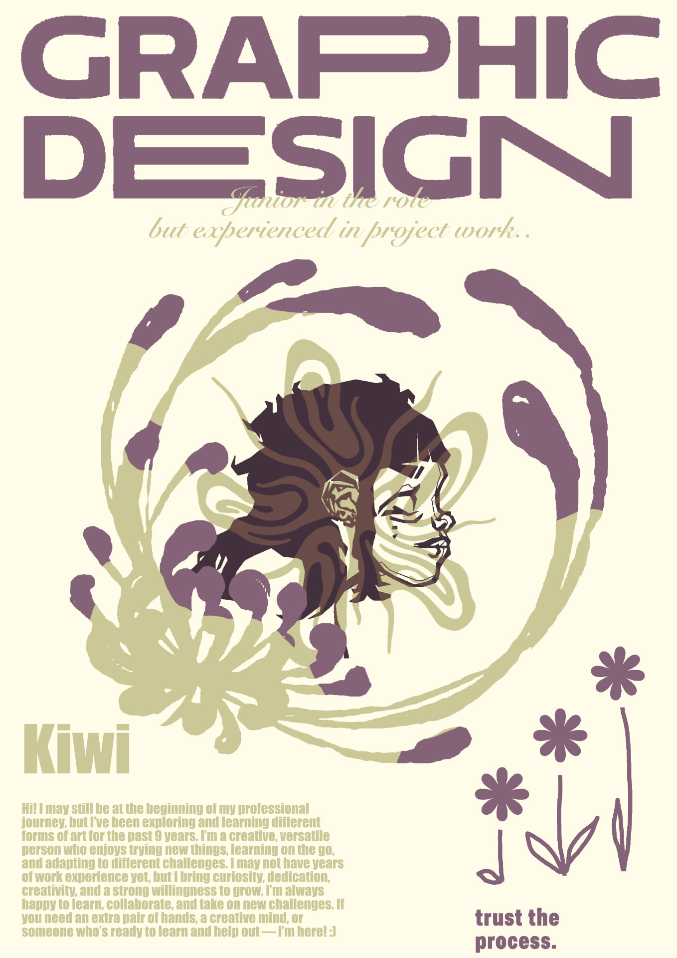Graphic Design self-promotional poster