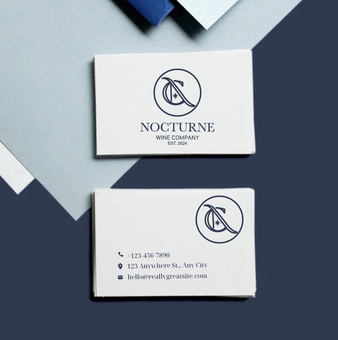 Nocturne Wine Company packaging, image 1
